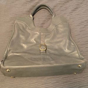 Foley and Corinna - grey soft leather bag